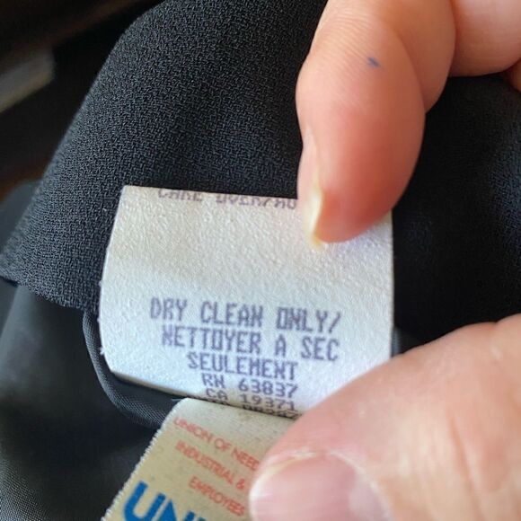 Anne Klein Black fully lined blazer jacket size 6 - Picture 8 of 8